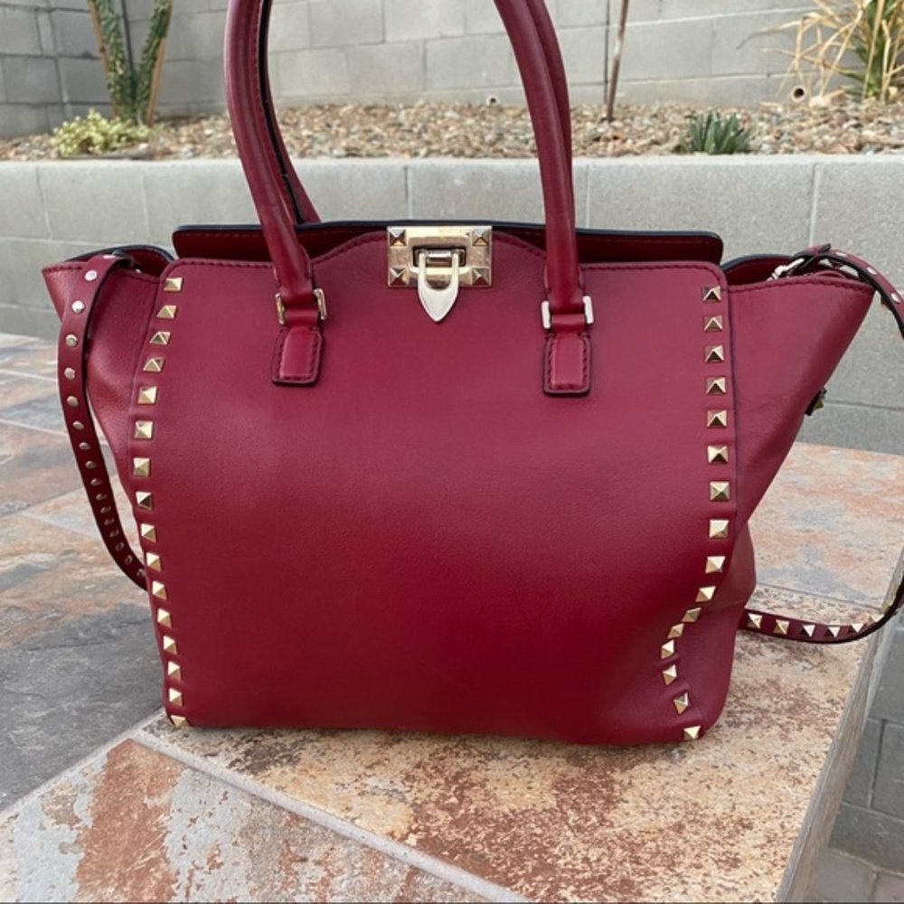 SOLD Valentino Garavani Double Handle Satchel - Picture 4 of 16